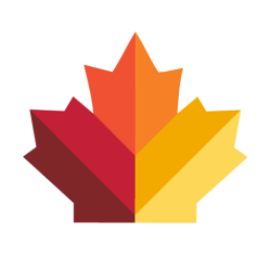 Annual Canadian School Survey logo with red leaf