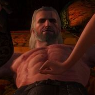 Geralt tied to bed in failed threesome