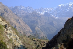 part of the Veronica Nevado seen from the trail
