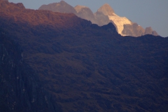 night coming in the mountains