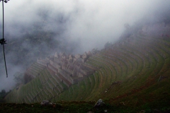 Winaywayna lost in the mist