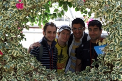 The four musketeers (Adeeb, Dan, Jamal & Gurki) at RBG