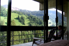 our view from the Lodge...