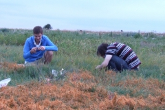 Mark, Michael and Cuscuta pacifica, Vancouver 2008